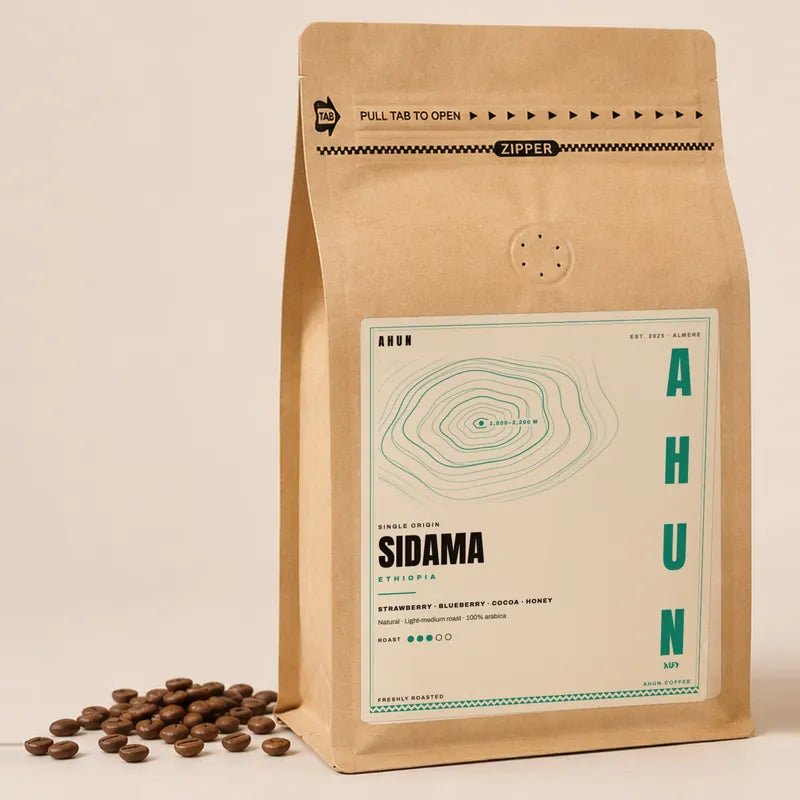 Bag of AHUN Sidama, single origin Ethiopia